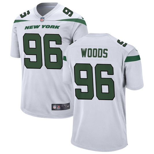 Al Woods New York Jets Nike Youth Game Jersey - White