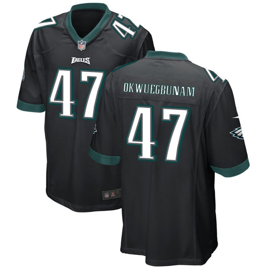 Albert Okwuegbunam Philadelphia Eagles Nike Alternate Game Jersey - Black