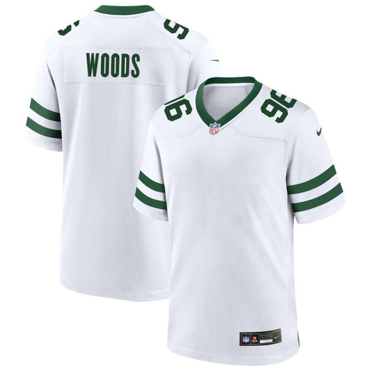 Al Woods New York Jets Nike Legacy Game Jersey - White